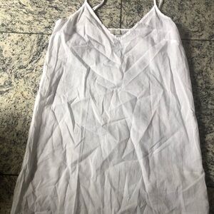 Wilfred Lightweight White Women's V-Neck Spaghetti Strap Top XS